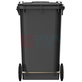 科力邦 Kelibang 户外分类垃圾桶 KB5103 550mm*490mm*960mm 120L (黑色) 其他垃圾(翻盖+带轮)【新国标】