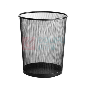 科力邦 Kelibang 金属网垃圾桶 大号 KB3008-L 295mm*340mm (黑色) 直径295mm大号