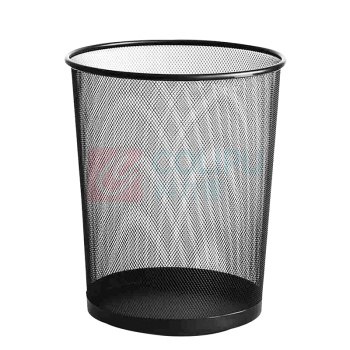 科力邦 Kelibang 金属网状废纸篓垃圾桶 中号 KB3008-M 265mm*280mm (黑色) 24个/箱