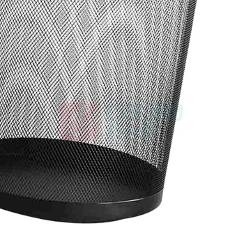 科力邦 Kelibang 金属网状废纸篓垃圾桶 中号 KB3008-M 265mm*280mm (黑色) 24个/箱