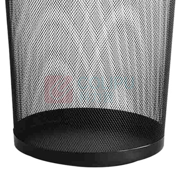科力邦 Kelibang 金属网状废纸篓垃圾桶 中号 KB3008-M 265mm*280mm (黑色) 24个/箱