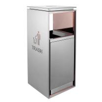 科力邦 Kelibang 不锈钢翻盖垃圾桶 KB3010 760mm*330mm*330cm (本色)