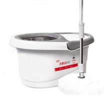 好媳妇 双驱动旋转拖把 AGW-7400 拖把38cm*103cm 拖把桶47cm*24cm 1桶2头 可伸长至120cm