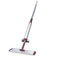 好媳妇 平板拖把 AGW-5842A-1 40cm*137cm (玫红色) 3块拖布 共4块拖布