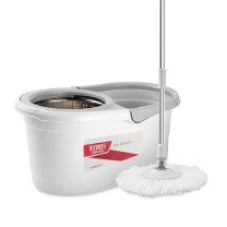 好媳妇 双驱动旋转拖把 AGW-7400 拖把38cm*103cm 拖把桶47cm*24cm 可伸长至120cm 1桶2头