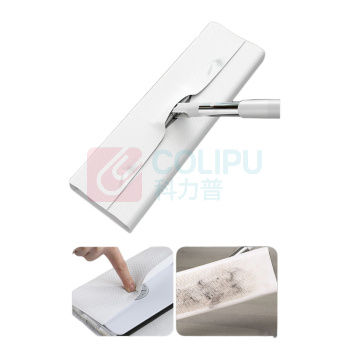 佳帮手 扫除道窄缝彩虹刮刮乐塑板标准直柄款40cm板头-佳灰2布(0.4mm杆) JBS-PBTB-GZ1S1-4JGY2P 专利窄缝桶