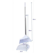 格远 扫把簸箕套装 扫+簸箕 扫把长85cm宽25cm 簸箕长80cm宽26cm (白色)