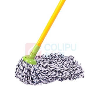 3M 棉线拖把一拖 R3 拖把头25cm 杆长120cm (蓝白色) 1杆1头