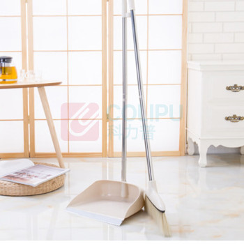雅高 扫把簸箕套装 YG-027 扫把32cm*92cm 簸箕27cm*83cm (米白色) DC