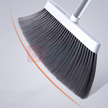 大卫 扫把簸箕套装 F2 扫把杆82.5cm扫把头11*29.5cm簸箕29*24.5*8.5cm (冰峰白)