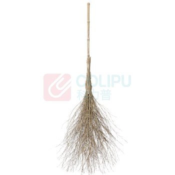 科力邦 Kelibang 竹扫把 老枝无叶4斤款 KB3430 80cm*230cm (黄青色)
