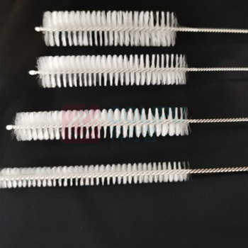 也特 尼龙刷管道清洁刷器械吸管圆孔刷 总长180mm 刷头长120mm 直径10mm  规格可定制