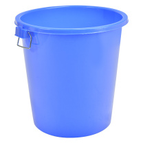 舒蔻 塑料桶 大号 圆形收纳桶 100L (蓝色)