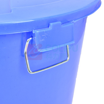舒蔻 塑料桶 大号 圆形收纳桶 100L (蓝色)