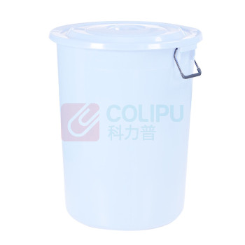 科力邦 Kelibang 塑料大圆桶水桶 KB3002 60L 44*52*36cm (白色) 有盖