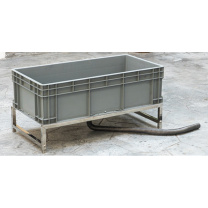辽誉 可移动拖把池 LY-100CM 长105cm*宽42cm*高43cm (灰色)