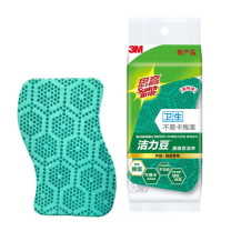 3M 思高洁力豆海绵百洁布 2片装 