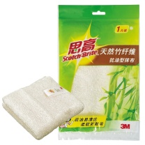 3M 思高天然竹纤维抗油型抹布 XY003836976 1片装