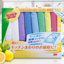 3M 思高超细纤维居家洁净布 30*30cm 8片装