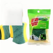 3M 百洁布 6210 10.5*8*3cm (黄绿色) 100包/箱