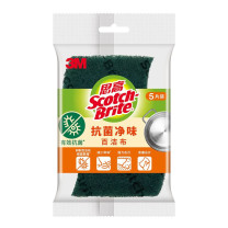 3M 思高抗菌净味百洁布 S7125 84*104mm 5片/包