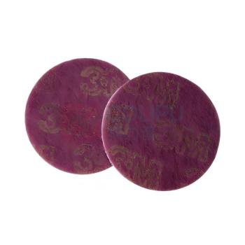3M 三寸百洁布 320目-400目 100片/盒 (红色) 直径: 75mm