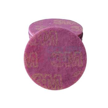 3M 三寸百洁布 320目-400目 100片/盒 (红色) 直径: 75mm