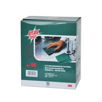 3M 百洁布 96# 15cm*10cm (绿色) 20片/盒 20盒/箱 20片起订