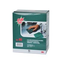 3M 思高 百洁布 96# 15cm*10cm (绿色) 20片/盒 20盒/箱
