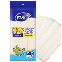 妙洁 MIAOJIE 神奇抹布 MTA2+1 30cm*30cm (白色) 3片/包 32包/箱 新老包装随机发货