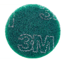 3M 植绒百洁布 8698 φ4mm (绿色)