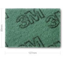 3M 百洁布 9650 10片/盒 (墨绿色)