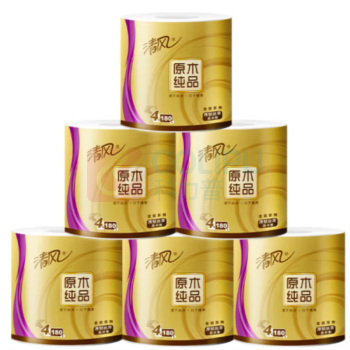 清风 清风原木金装4层180克卷纸 DT072 
