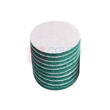 3M 磨头 植绒百洁布 3寸(8698)绿色 10片/包 