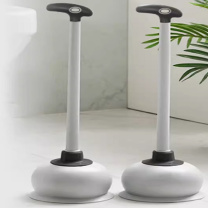 Edo 家用马桶疏通器 1件装 厕所卫生间吸盘皮拔皮搋子厕所管道疏通