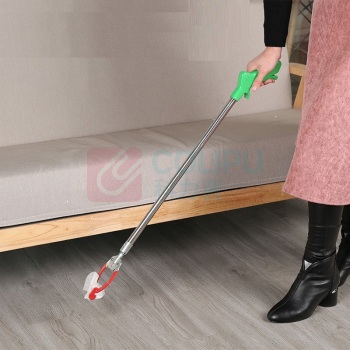 秉优 长柄环卫拾取物器垃圾钳子捡垃圾火钳保洁工具卫生夹 88cm*13cm