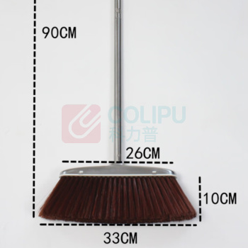 铸固 ZHUGU 加大扫把套装 铁簸箕23*25*81cm 扫把33*10*26*90cm 不锈钢单簸箕特厚款