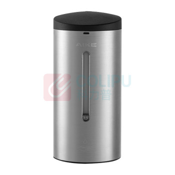 艾克 自动感应洗手液机 AK1205 700ML (冰丝银) 不锈钢滴液款
