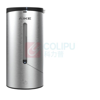 艾克 自动感应洗手液机 AK1205 700ML (冰丝银) 不锈钢滴液款