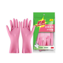3M 思高 合宜系列纤巧手套大号 31cm*10.5cm (粉色) 48副/箱