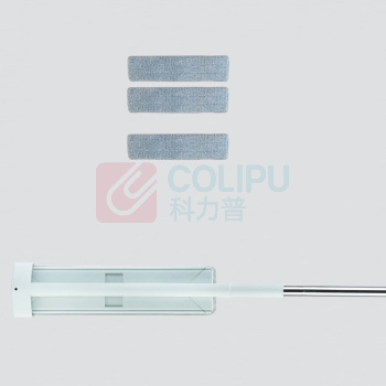 美添乐 免手洗干湿两用可旋转折叠拖把 任我行004 (奶绿3片布)