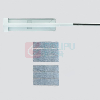 美添乐 免手洗干湿两用可旋转折叠拖把 任我行004 (奶绿6片布)