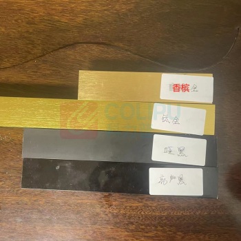 也特 公共卫生间镜子 1.6*1m无灯 钛金色直角框 框色随机