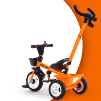 Babyjoey 儿童三轮车 TT102 白色 人力 750×500×600 750×500×1070 可手推 有储物篮 无护栏 碳钢 钛空轮 1个/辆 辆