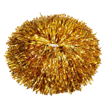 极度空间 手摇花彩球 中号6个 25cm (七色随机发货) 啦啦操花球运动会气氛道具