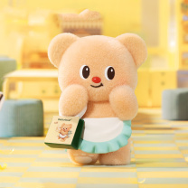 名创优品 MINISO 黄油小熊营业日系列盲盒 单盒装