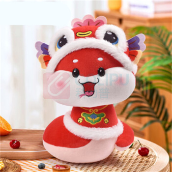 新新精艺 玩偶 生肖蛇 9# (红色)