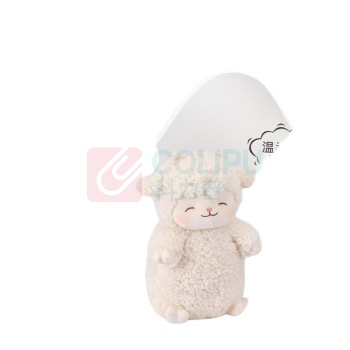 名创优品 MINISO 羊咩咩站姿毛绒玩具 18*27cm (暖白)