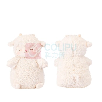 名创优品 MINISO 羊咩咩站姿毛绒玩具 18*27cm (暖白)