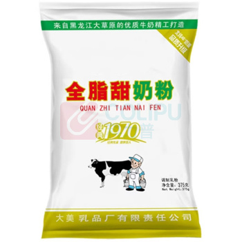 大美 甜奶粉 全脂 375克